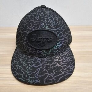 New York‎ Jets Snapback Hat Boys YOUTH Black Iridescent Elephant Print NFL Cap